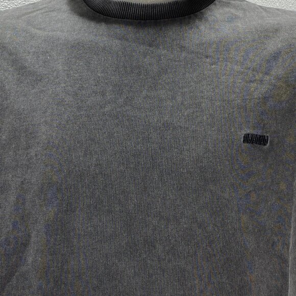 Avavav Unisex “Theo” Embroidered T-Shirt – Faded Black - Picture 11 of 12